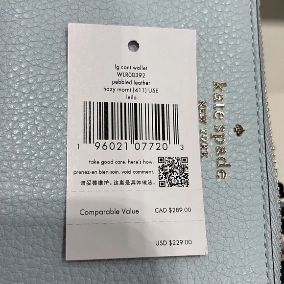 Kate Spade leila large continental wallet
Hazy Morning - Picture 6 of 16